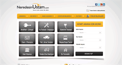 Desktop Screenshot of neredesinustam.com